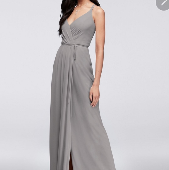 wrap style bridesmaid dresses